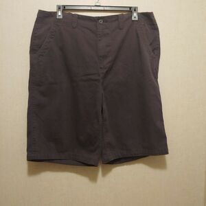 Mens Dark Gray/ Faded Black Arizona Khaki Shorts size 40